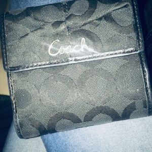 Black Authentic Coach Wallet